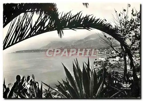 Cartes postales moderne Menton Vue generale prise de Garavan