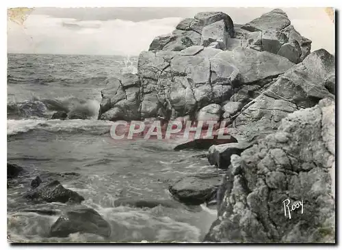 Cartes postales moderne Ile de Noirmoutier L'Herbaudiere Cote de Luzeronde Rochers du Lutin