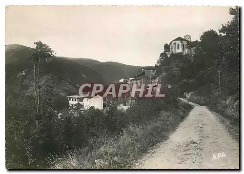 Moderne Karte Ax les Thermes Ariege l'Hotel du belvedere