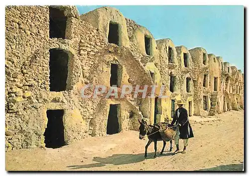 Cartes postales moderne Tunisie Medenine les Ghorfas