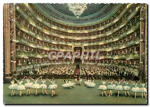 Cartes postales moderne Milano Theatre la Scala Interieur