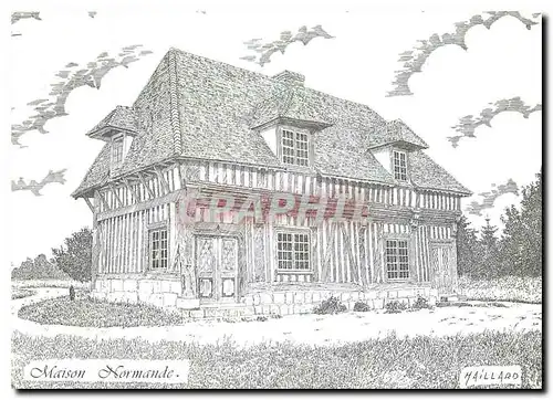 Cartes postales moderne Maison Normande