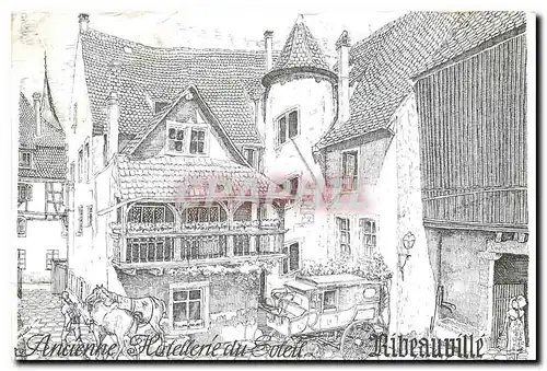 Cartes postales moderne Ancienne Hotellerie du Soleil Ribeauville