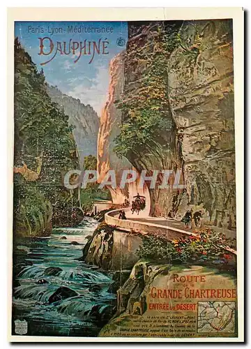 Cartes postales moderne Paris Lyor Mediterranee Dauphine Route Grande Chartreuse Entree du Desert