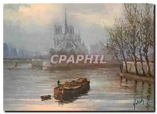 Cartes postales moderne Paris en flanant Abside de Notre Dame