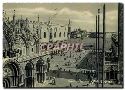 Cartes postales moderne Venezia St Mark Piazzetta et Isle S Giorgio