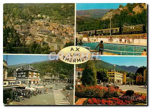 Cartes postales moderne Lumiere et Couleurs de l'Ariege Ax les Thermes Station thermale et de sports d'hiver Divers aspe