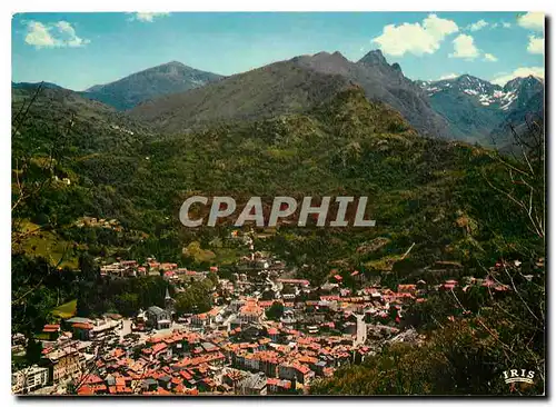 Cartes postales moderne Les Pyrenees Ariegeoises Ax les Thermes Station Thermale ete et hiver La vue generale