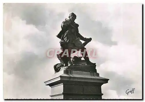 Cartes postales moderne En Bretagne Saint Malo Ille et Vilaine Statue de Jacques Cartier