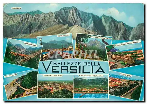 Moderne Karte Bellezze della Versilia