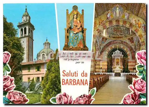 Cartes postales moderne Un pensiero Una preghiera Santuario di Barbana Grado Gorizia