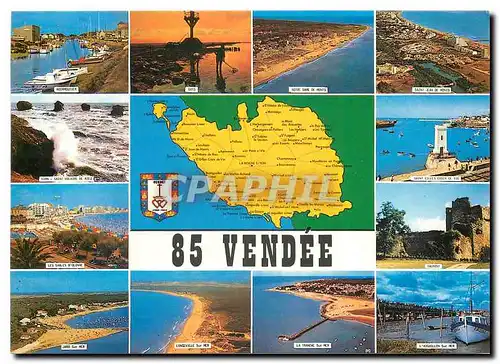 Cartes postales moderne La Vendee pittoresque La Cote Vendeenne