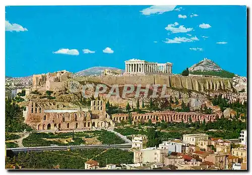 Cartes postales moderne Athenes Vue de l'Acropole