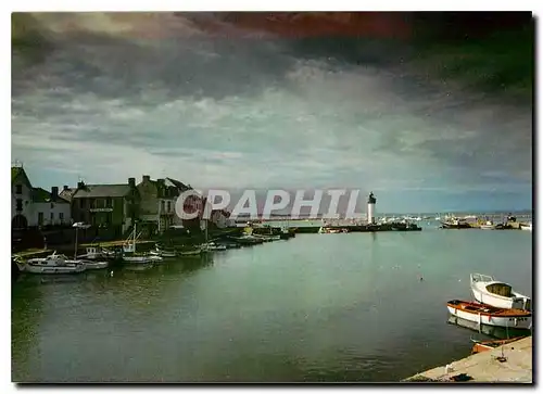 Moderne Karte En Bretagne Presqui'ile de quiberon Morbihan Port Haliguen