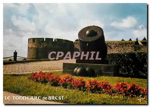 Cartes postales moderne La Bretagne en Couleurs Tonnerre de brest