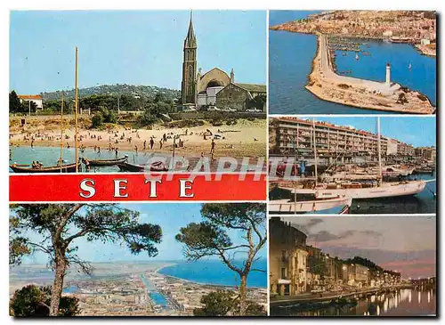 Cartes postales moderne Littoral Languedocien Sete