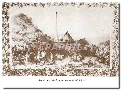 Cartes postales moderne Scene de la vue Bourbonnaise a Noyant