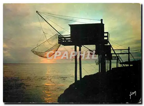 Moderne Karte Couleurs et Lumiere de France Charente Maritime Coucher d soleil sur les Carrelets