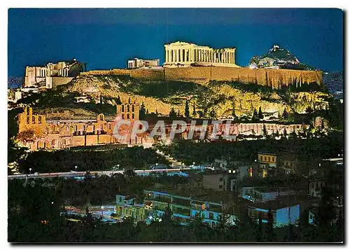 Cartes postales moderne Athenes Vue de l'Acropole