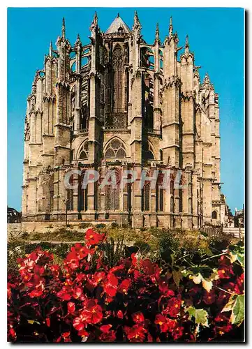 Moderne Karte Beauvais Oise Cathedrale Saint Pierre Abside