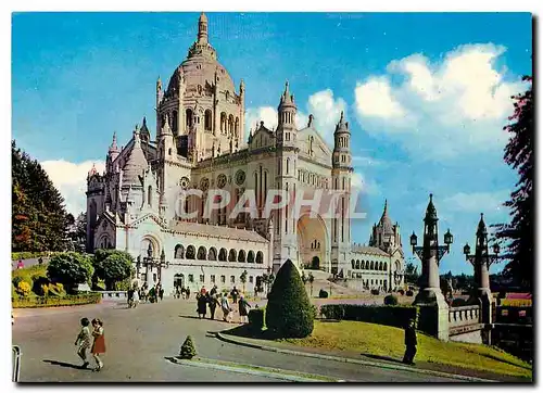 Moderne Karte Lisieux Calvados La Basilique