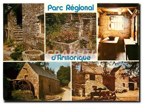 Cartes postales moderne Sur le circuit des Roulottes en Bretagne Locmaria Berrien