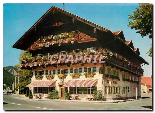 Moderne Karte Hotel Wolf Oberammergau