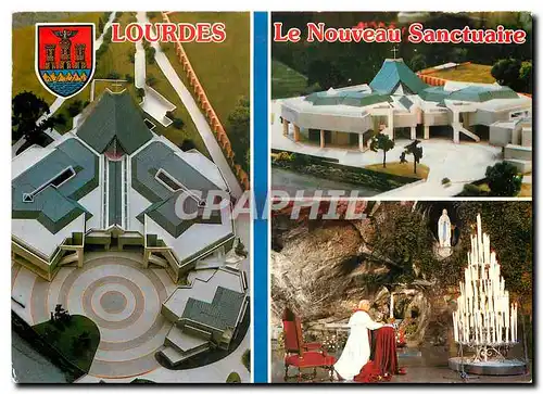 Cartes postales moderne Lourdes Le Nouveau Sanctuaire