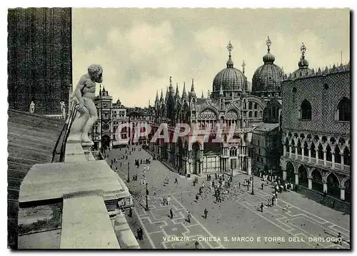 Cartes postales moderne l'Eglise de St Marc et la Tour de l'Horloge