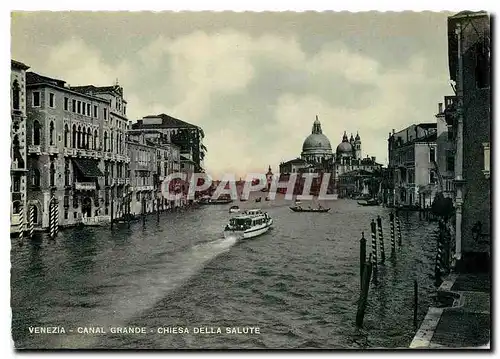 Moderne Karte Le Grand Canal et Eglise de la Salute