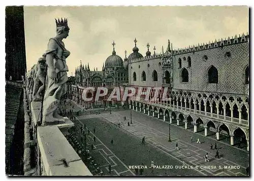 Moderne Karte Palais Ducal et Eglise de St Marc