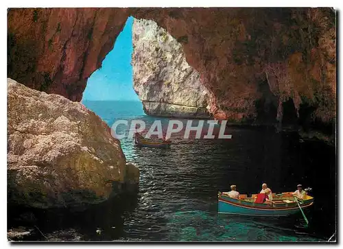 Moderne Karte Malta The Blue grotto
