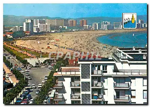 Moderne Karte Laredo l'Avenue de la Victorie et la Plage