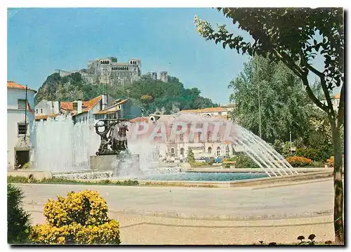 Moderne Karte Leiria Portugal Fontaine Illuminee