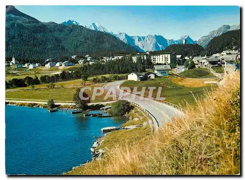 Cartes postales moderne Maloja mit Bergellerberge