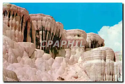 Moderne Karte Pamukkale de Travertenler Denizli Turkey