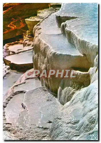 Moderne Karte Pamukkale de travertenler Denizli Turkey