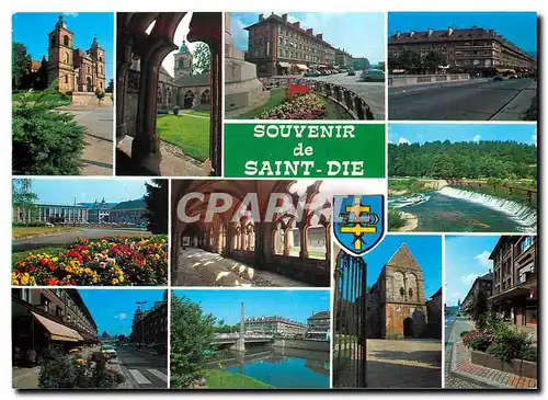 Moderne Karte Images de France Vosges Saint Die ds Vosges