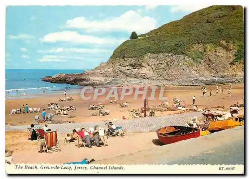 Cartes postales moderne The Beach Greve de Lecq Jersey