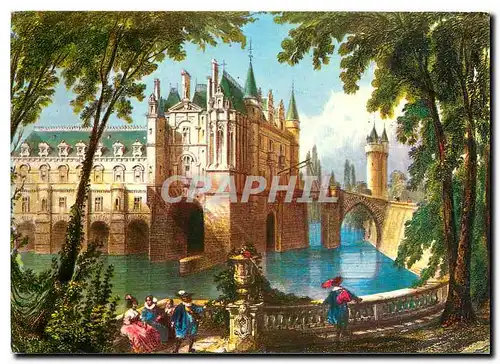 Cartes postales moderne Anjou et Touraine du Temps Jadis Le Chateau de Chenonceau