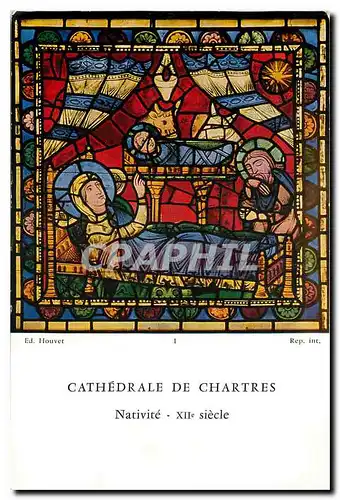 Cartes postales moderne Cathedrale de Chartres Nativite