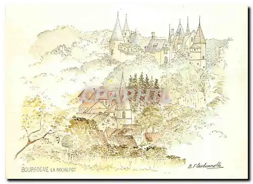 Cartes postales moderne Bourgogne la Rochepot