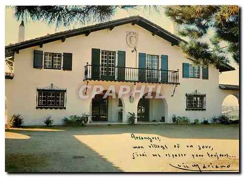 Moderne Karte Arcangues Pyrenees Atlantiques Belle maison basque