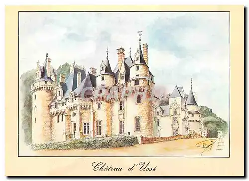 Cartes postales moderne Chateau d'Usse