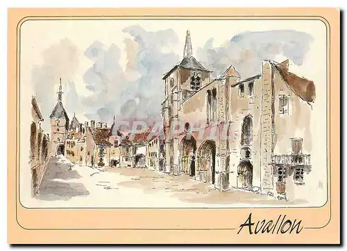 Cartes postales moderne Avallon