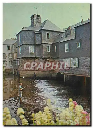 Moderne Karte La Bretagne en Couleurs Landerneau Finistere Le Pont de Rohan