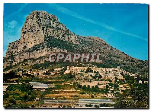 Cartes postales moderne St Jeannet Alpes Mar Le Village et le Baou