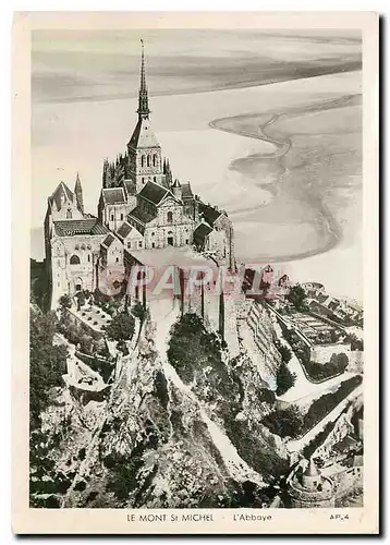 Cartes postales moderne Le Mont St Michel l'Abbaye