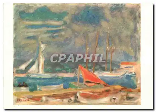 Cartes postales moderne Bonnard Le port de St Tropez Musee de l'Annonciade St Tropez