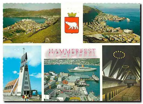 Cartes postales moderne Hammerfest Norway